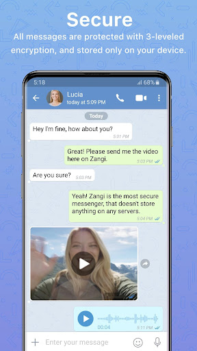 Zangi Messenger screenshot 1