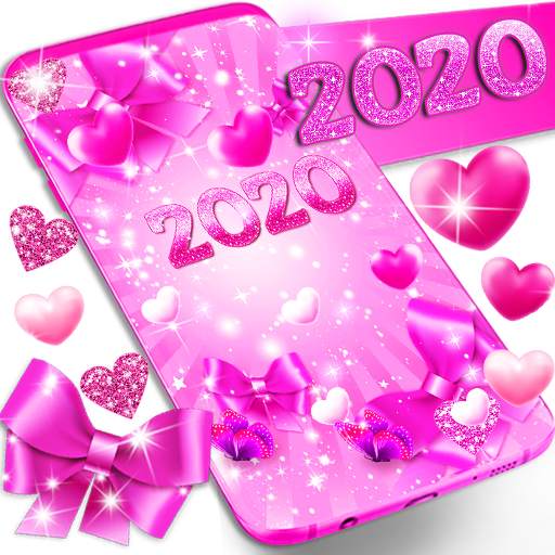 2020 lovely pink live wallpaper