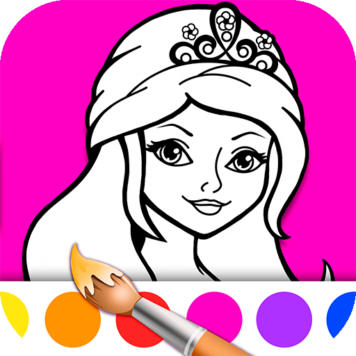 Princess Coloring Book आइकन