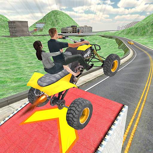 ATV Quad Bike Taxi Simulator Free: Bike Taxi Games