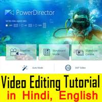 Power Director Video Editing Tutorials in Hindi on 9Apps