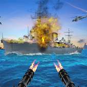 US Navy Gunner Shoot : Battleship Attack 3D