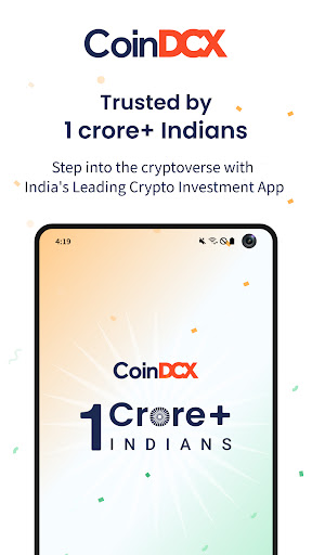 CoinDCX:Bitcoin Investment App 1 تصوير الشاشة