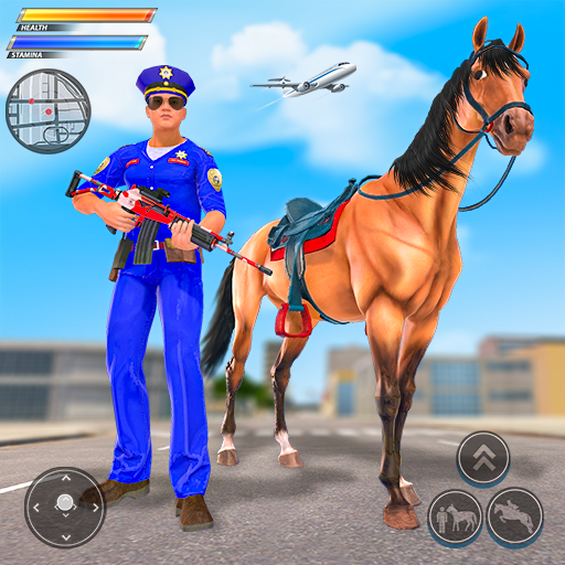 Mounted Police Horse Chase 3D icon