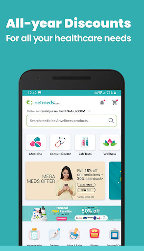 Netmeds - India Ki Pharmacy screenshot 1