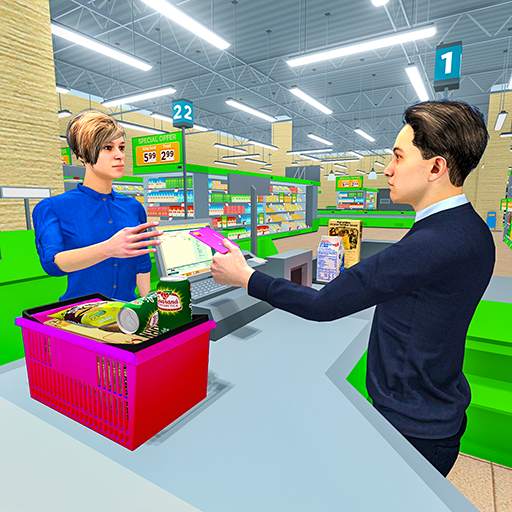 Supermarket Shopping Game Simulator:Family Mall 3D