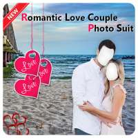 Romantic love couple Photo suit