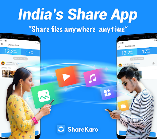 ShareKaro:File Share & Manager स्क्रीनशॉट 1