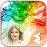 Colorful Smoke Photo Frames on 9Apps