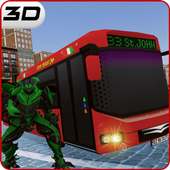 Robot Bus game - Robot Passenger Bus Simulator