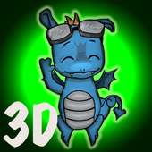 3D Cool Dragon
