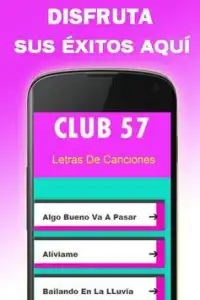 Descarga de la aplicación Letras de Canciones Club 57 2023 - Gratis - 9Apps