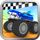Blocky Monster Truck Racing