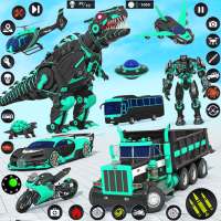 Dino Robot Car Transform Games on 9Apps