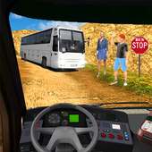 Mountain Bus Driving Off Road