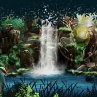 Wodospad 3D Żywa Tapeta