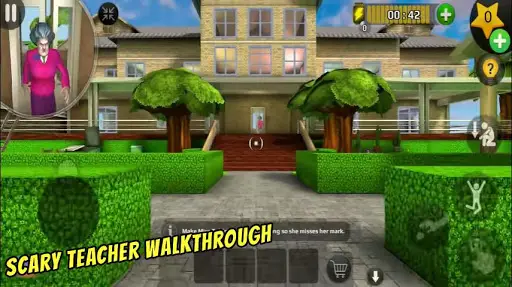 Scary Teacher 3D  miss T STORY OF SNOW BLOWER Walkthrough (iOS Android) 