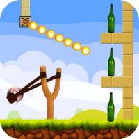 Slingshot Knock Down - [2D ball throwing game]