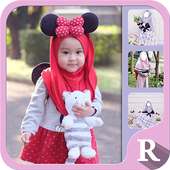 Cute Kids Hijab Fashion on 9Apps