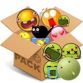 Emoticons pack, Green