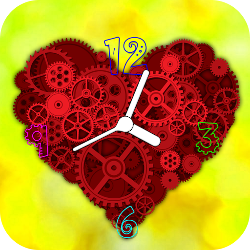 Heart Clock Live Wallpaper icon