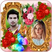 Rose Dual Photo Frames