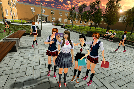 real High School Girl Simulator games скриншот 10