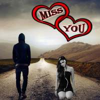 Miss You Photo Frame : Cut Paste Editor on 9Apps