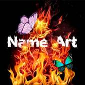 Fire Effect Name Art Maker on 9Apps