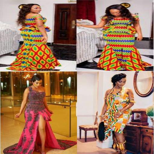Wedding Ghana Kente Dresses