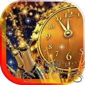 New Year Clock live wallpaper