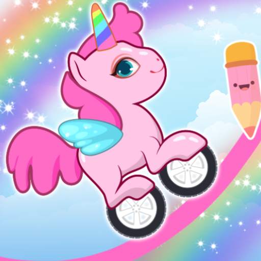 Pony Go : Drawing Race - Rainbow Paint Lines