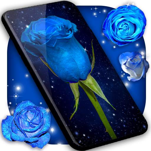 Blue Rose Live Wallpaper 🌹 3D Wallpaper Themes