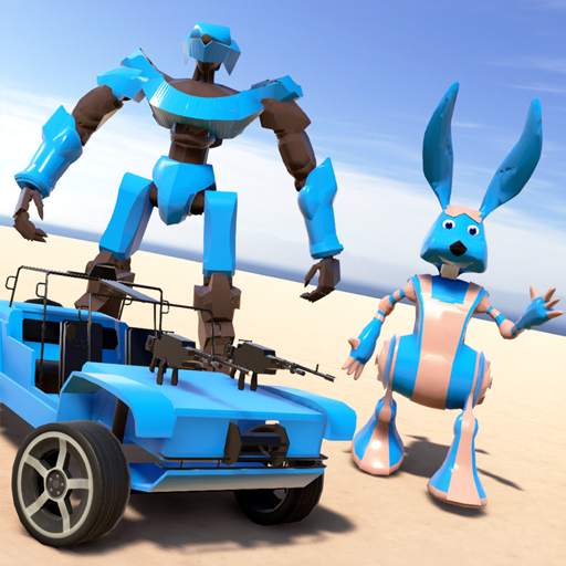 Bunny Jeep Robot Game: Robot Transforming Games