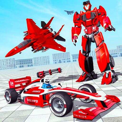 Formula Car Robot Games - Air Jet Robot Transform