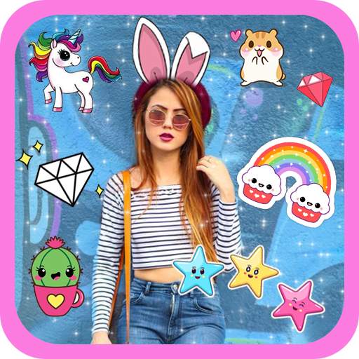 Cute Stickers for Photos : kawaii photo editor