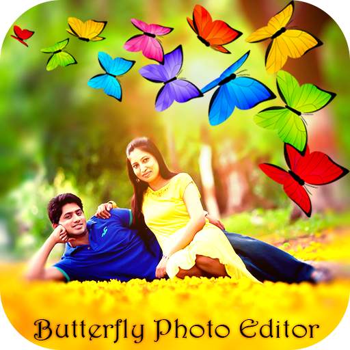 Butterfly Photo Editor - color splash hdart effect