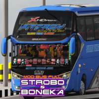 Mod Bussid Full Strobo dan Boneka