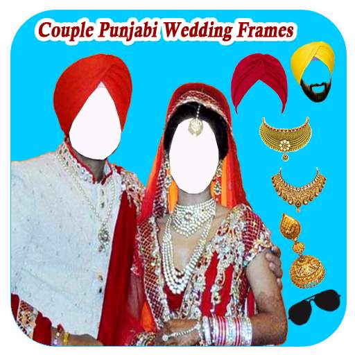 Couple Punjabi Wedding Frames