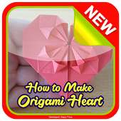 Como fazer o coração de Origami