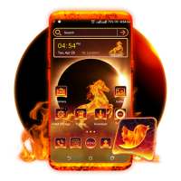 Fire Horse Launcher Theme