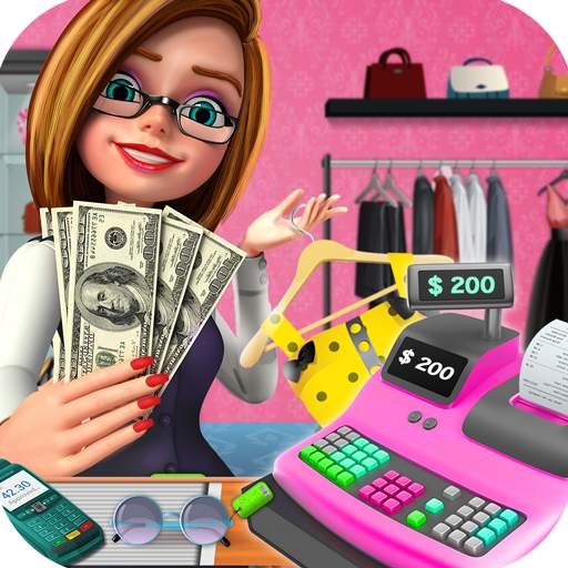 Shopping Mall Girl Cashier Game