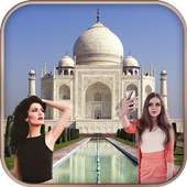 Taj Mahal Dual Photo Frames on 9Apps
