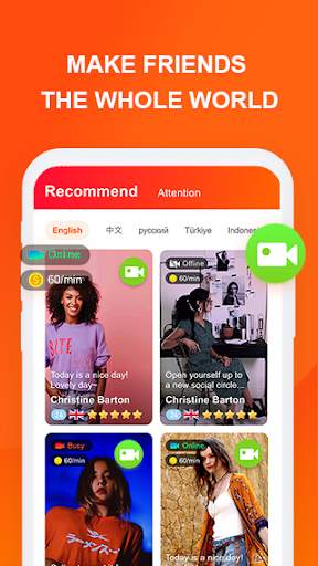 Holo Live—Video Chat & Match & Make Friends स्क्रीनशॉट 1