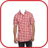 Man Check Shirt Photo Suit Editor