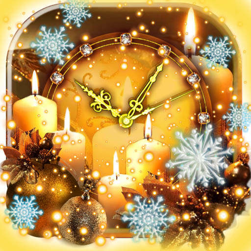 New Year Silvester Clock Live Wallpaper