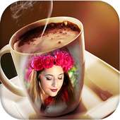 Coffee Mug Photo Frame_Hot Coffee Mug Image Editor