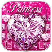Princess SMS Pink Diamond Keyboard