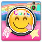 Candy Camera Photo Sticker on 9Apps