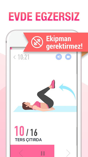 Kadın Egzersizi - Spor Yapma screenshot 1